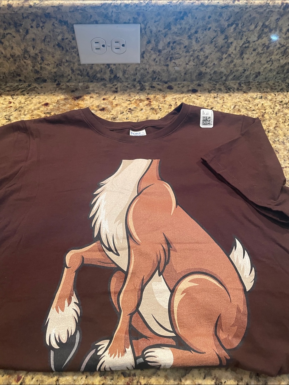 Women’s Brown Graphic reindeer T-Shirt